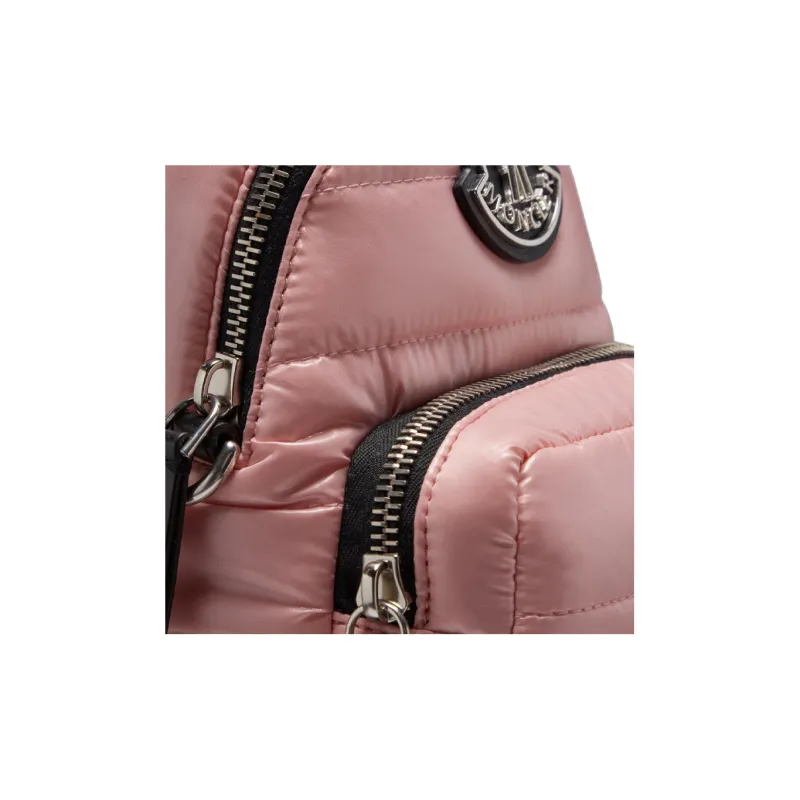 Moncler Kilia Nylon Fabric Shoulder Bag, Crossbody Bag Trumpets Women's Pink-3