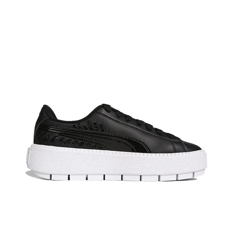 PUMA Platform Trace Metallic C Board Shoes Black Women's-1
