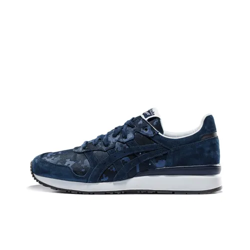 Onitsuka Tiger Ally Skateboard Shoes Unisex Low-Top Camouflage Blue