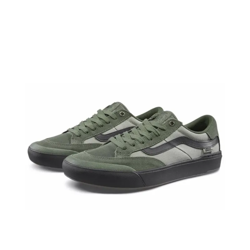 Vans Berle Pro Retro Low Tops Colorblock Casual Skateboarding Shoes Unisex Green-1