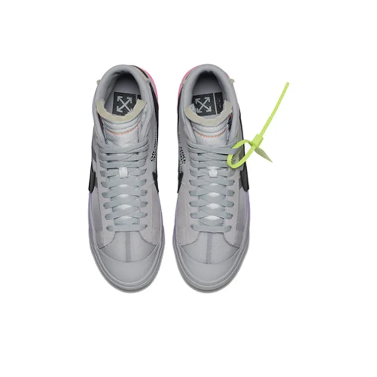 Nike Blazer Mid Off White Wolf Grey Serena Queen-3