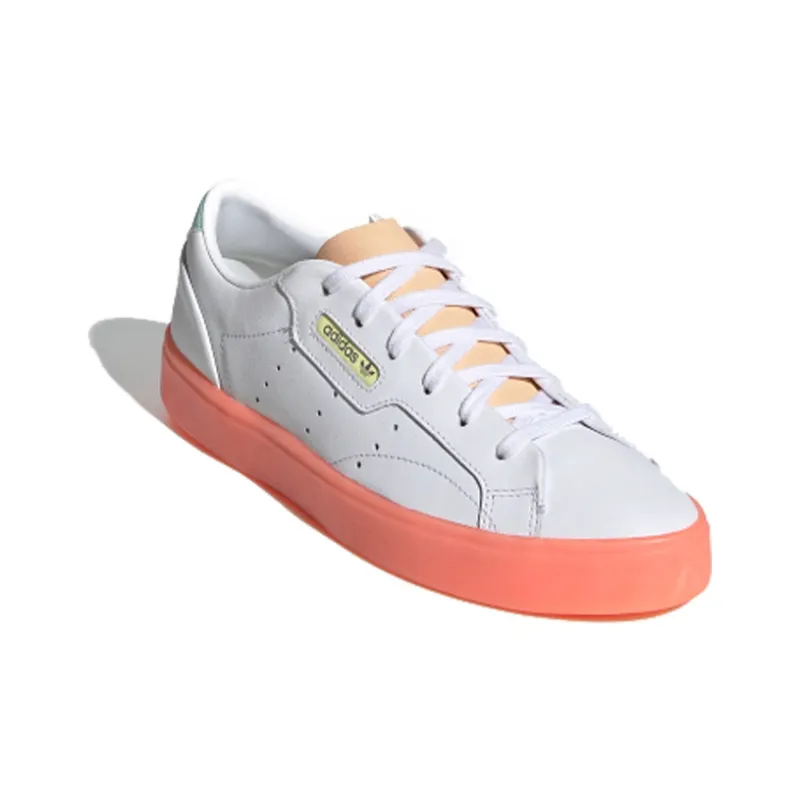 Adidas Women's Sleek 'White Glow Orange' Women's-1