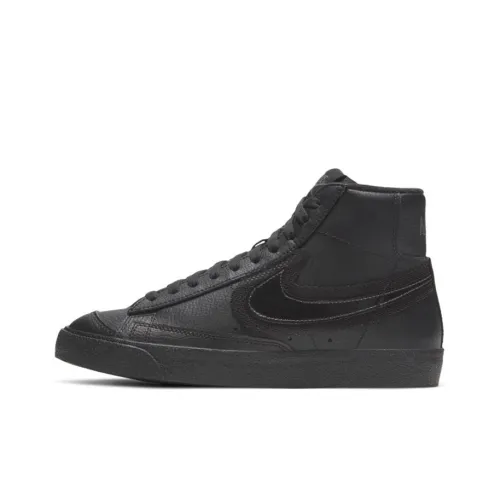 Nike Blazer Skateboard Shoes Men Mid-Top Black