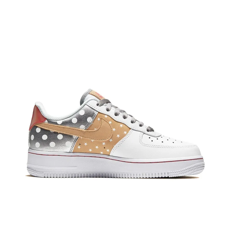 Nike Air Force 1 Low Metallic Gold Stars Women's-1