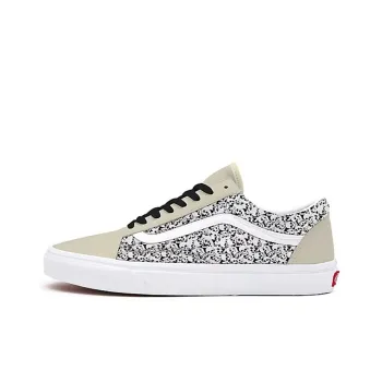 Vans Durable Lightweight And Breathable Low-Top Skateboard Shoes Unisex Beige