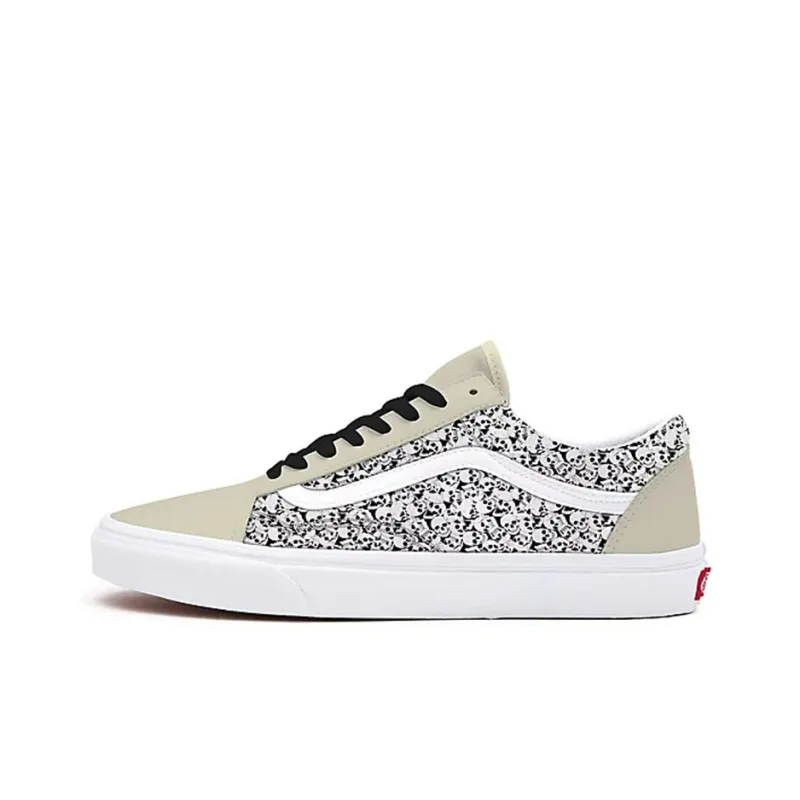 Vans Durable Lightweight And Breathable Low-Top Skateboard Shoes Unisex Beige-0