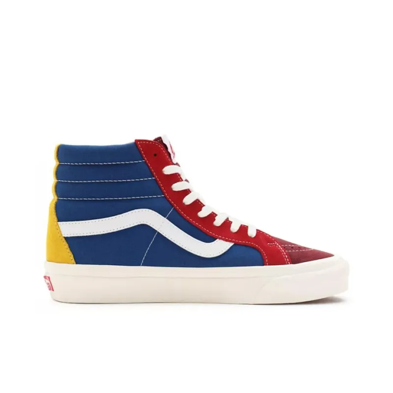 Vans SK8 Hi 38 DX Anaheim Factory-Red Blue-1