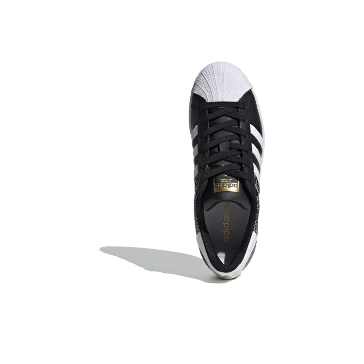 Adidas Superstar Core Black Cloud White Women's-3