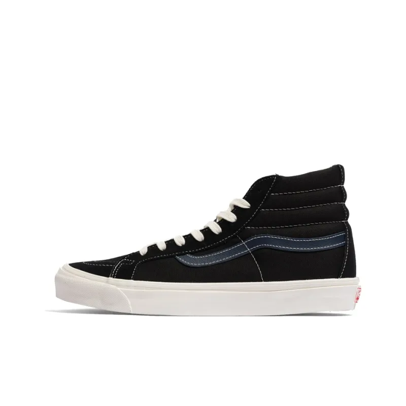 Vans Sk8 Hi Lx Suede Canvas 'Black Dress Blue'-0