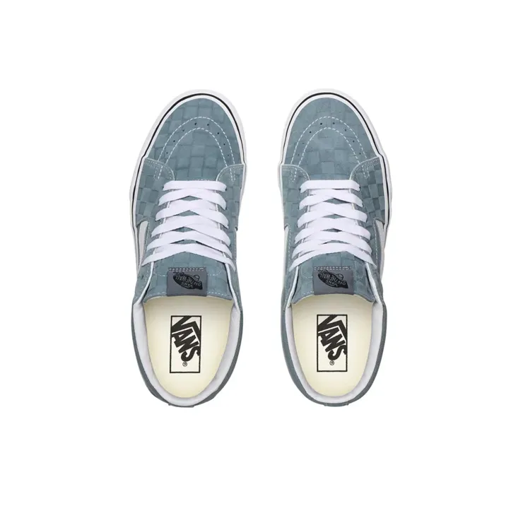 Vans Deboss Checkerboard SK8 Mid Gray-2