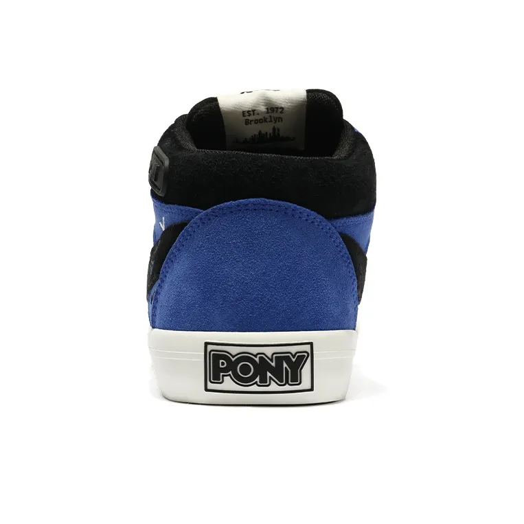 PONY Lightweight And Breathable Low Top Skateboard Shoes Men's Dark Blue-4