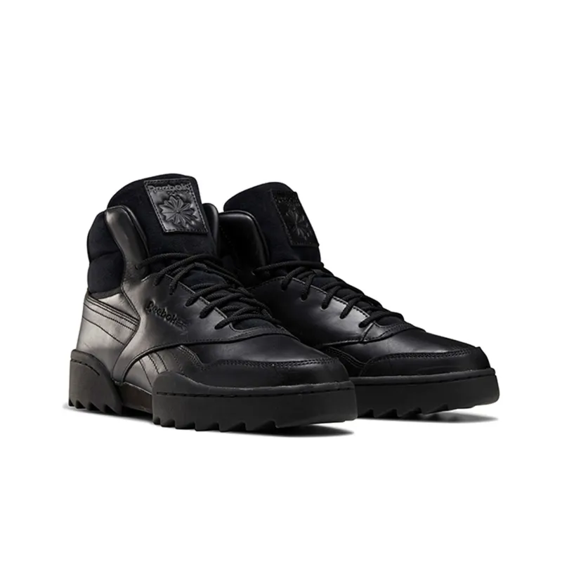 Reebok Exofit Hi Plus Ripple Leather 'Triple Black'-1