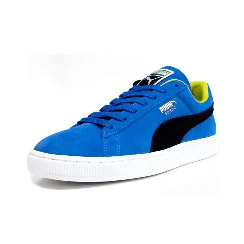 PUMA Suede Classic Skateboard Shoes Unisex Low-Top Green/Yellow-1