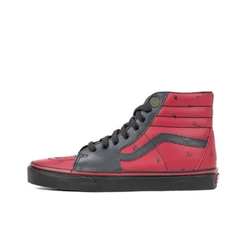 Vans SK8 Hi Marvel Deadpool Black Red