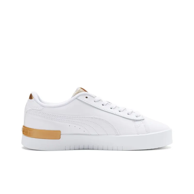 PUMA Jada Bling Skateboard Shoes Women's Low-Top White/Gold-1