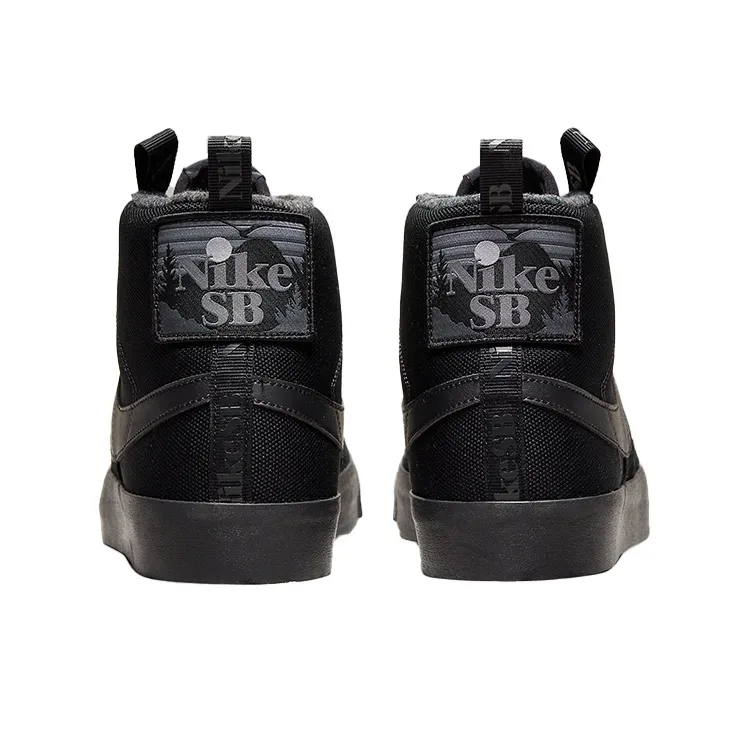 Nike SB Blazer Mid Premium Acclimate Pack - Triple Black-4