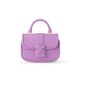 LOUIS VUITTON Epi Leather Shoulder Bag Crossbody Bag Handbag Regular Women's Purple