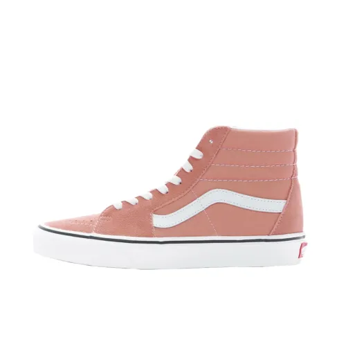 Vans SK8 Skateboard Shoes Unisex High-Top Pink