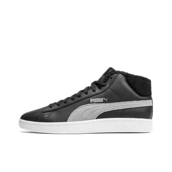 PUMA Smash V2 Mid Winter Leather Lightweight Coverage High-Top Skateboard Shoes Unisex