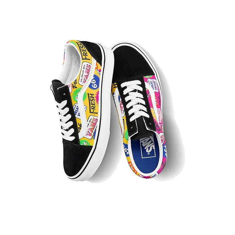 Vans Old Skool Colored Letters Multicolor Multi Color-3