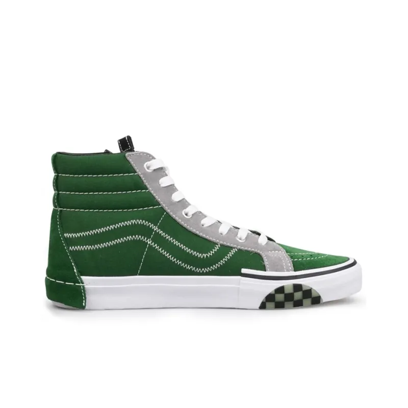 Vans Florals SK8 HI Reissue Cap Shoes Green-1