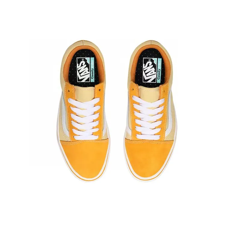 Vans Suede And Textile Comfycush Old Skool Yellow-3