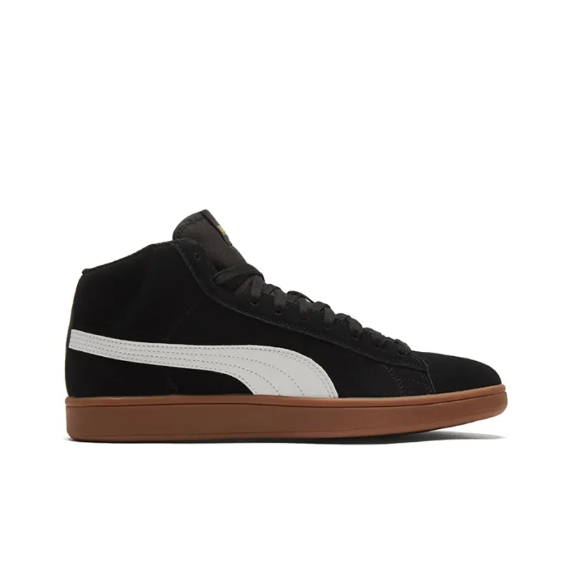 PUMA Smash V2 Mid 'Black White Brown'-1