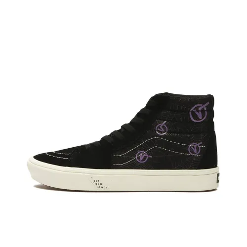 Vans SK8 Skateboard Shoes Unisex High-Top Black/Purple