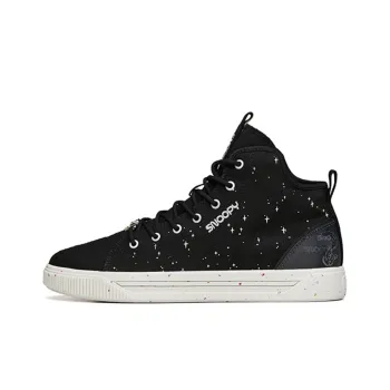 SNOOPY x Anta High Top Skateboard Shoes Men's Black