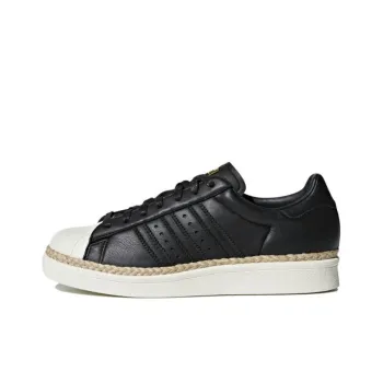 Barneys New York x Adidas Originals Superstar 80s Non slip Lightweight Low Top Skateboard Shoes Women's Black White