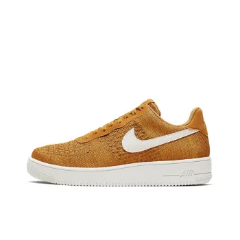 Nike Air Force 1 Flyknit 2.0 Gold Suede