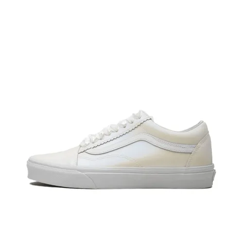 Vans Old Skool Skateboard Shoes Unisex Low-Top White/Silver