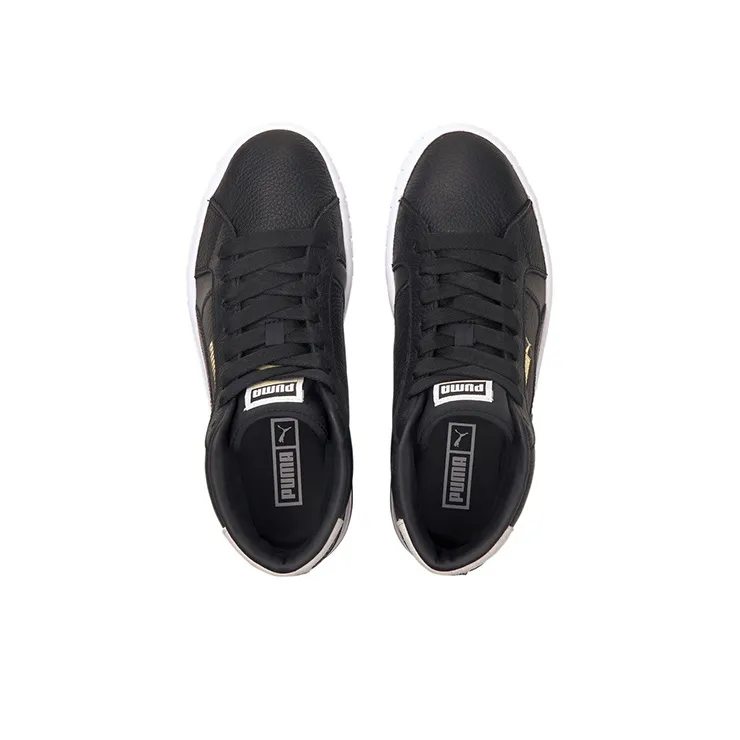 PUMA Cali Star Anti Slip Wear Resistant Mid Top Skateboard Shoes Women's Black-2