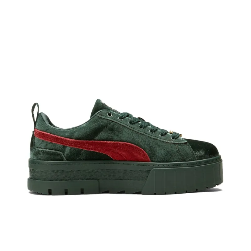 PUMA Mayze Velvet Green Gables Tibetan Red Women's-1