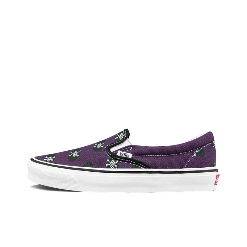 Vans Og Classic Slip On Wacko Maria Purple Records-0