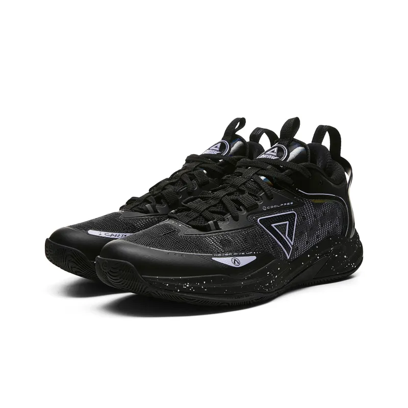 PEAK Lightning 1.0 Black Warrior Color Scheme Low Top Basketball Shoes Men's Black-2