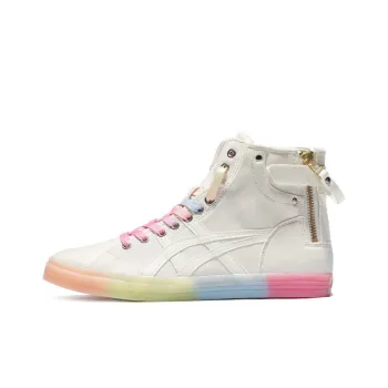 Asics Double Clutch Milk White Retro Casual High Board Shoe 'White Pink' Women's