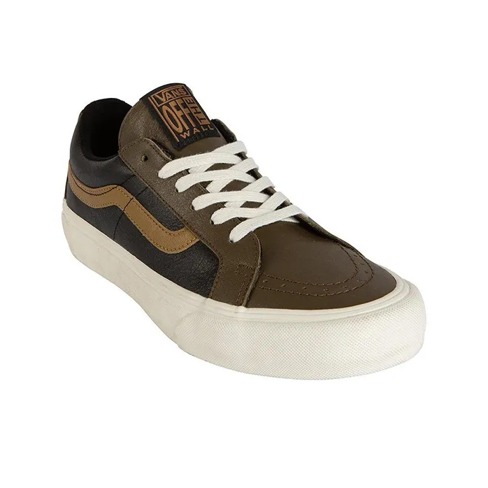 Vans SK8 Skateboard Shoes Unisex Low Top Black/Green-2