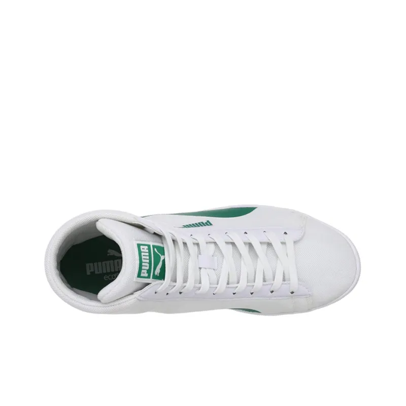 PUMA Archive Lite Skateboard Shoes Unisex High-Top White/Green-2