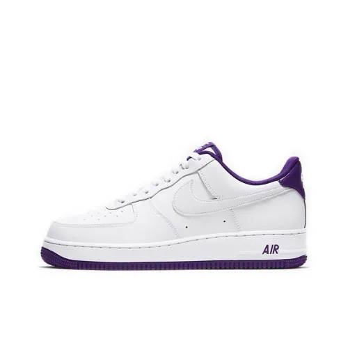 Nike Air Force 1 Low '07 White Voltage Purple Men's