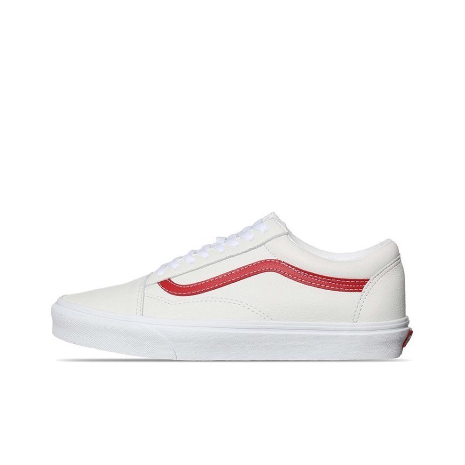 White “Leather Pop” 2024 Vans