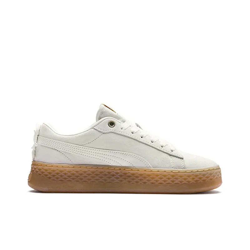 PUMA Smash Platform Frill 'White Gold' Women's-1