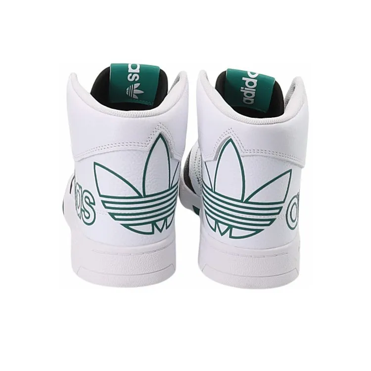 Drop Step Adidas Originals High 'White Hazy Green'-4
