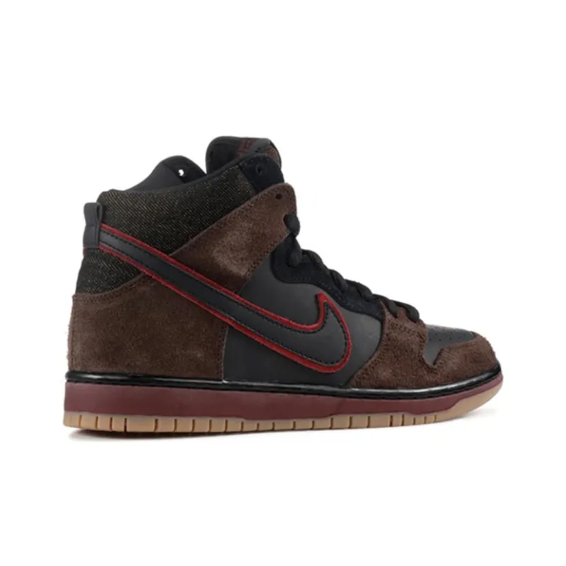 Nike Dunk SB Brooklyn Projects Reign IN Blood Slayer Non slip Lightweight High Top Skateboard Shoes Men's Black Red-1