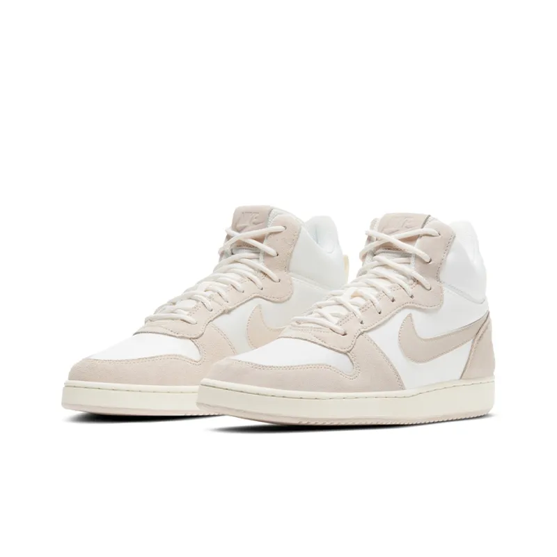 Nike Court Borough Mid Premium Sail Light Orewood Brown Women's-2