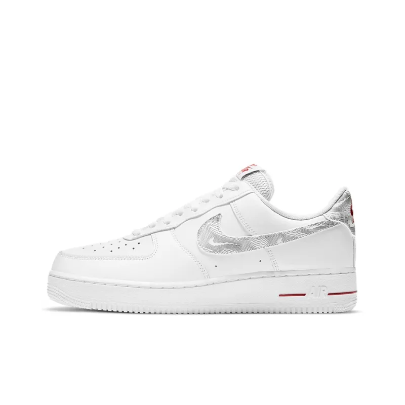 Nike Air Force 1 Low Topography Pack White University Red-0
