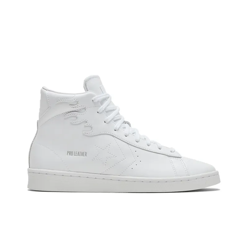 Converse Pro Leather High White Flames-1