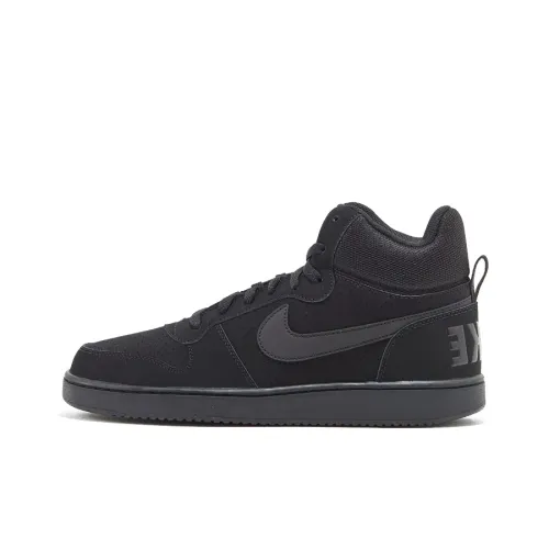 Nike Court Borough Series Skateboard Shoes Men Mid-Top Black