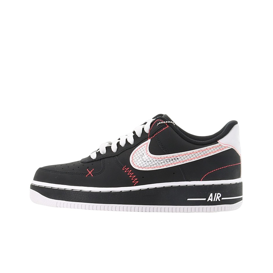 New NIKE Air Force 1/1 GS top Black Bright Crimson