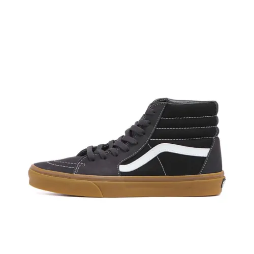 Vans SK8 Skateboard Shoes Unisex High-Top Black/Grey